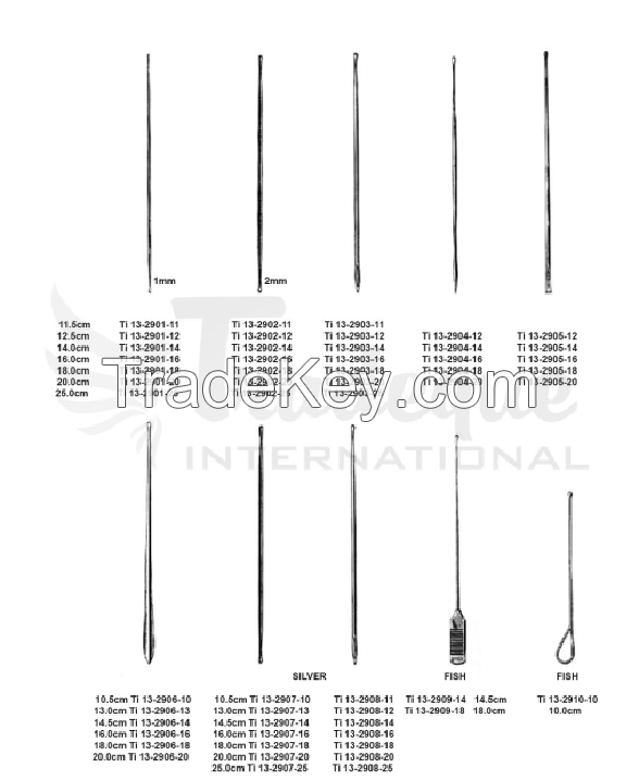 Probes, Applicator And Spatulas