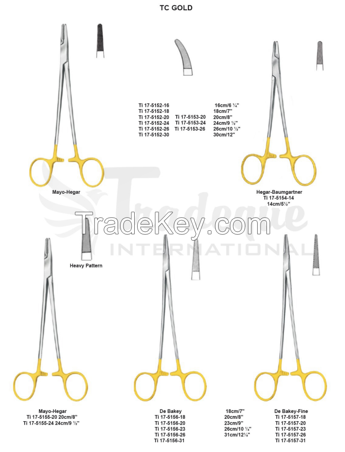 Needles Holders TC Gold