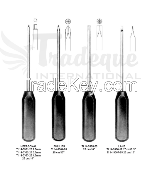 Bone Screw Drivers