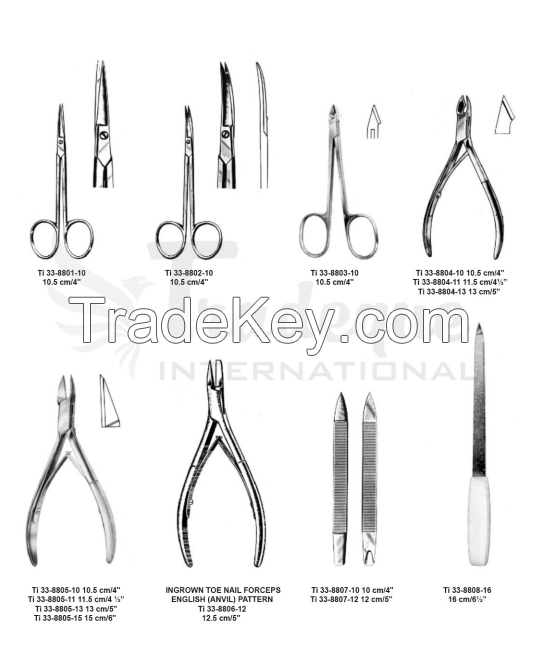 Cuticle Scissors, Cuticle Nippers, Nail Files, Nail Scissors