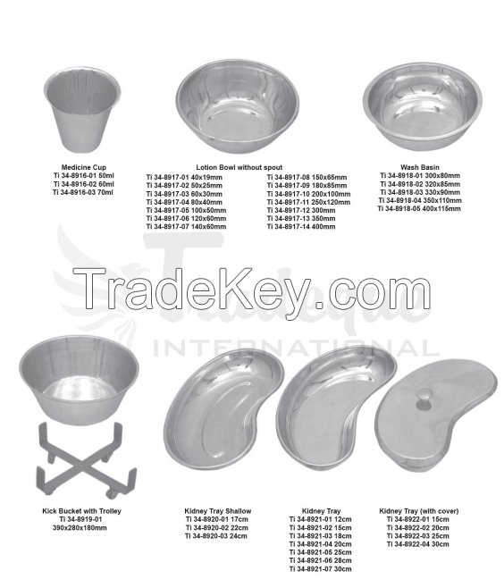 Surgical Holloware Instruments