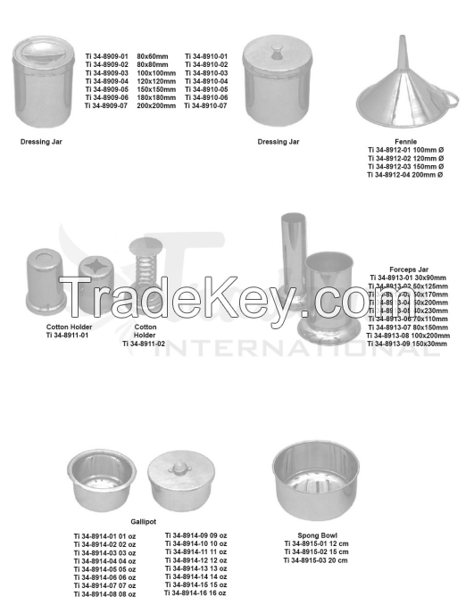 Surgical Holloware Instruments