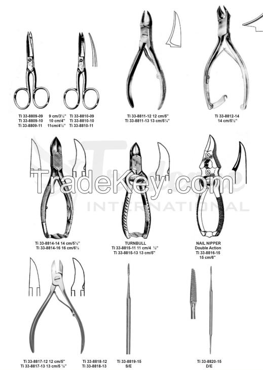 Cuticle Scissors, Cuticle Nippers, Nail Files, Nail Scissors