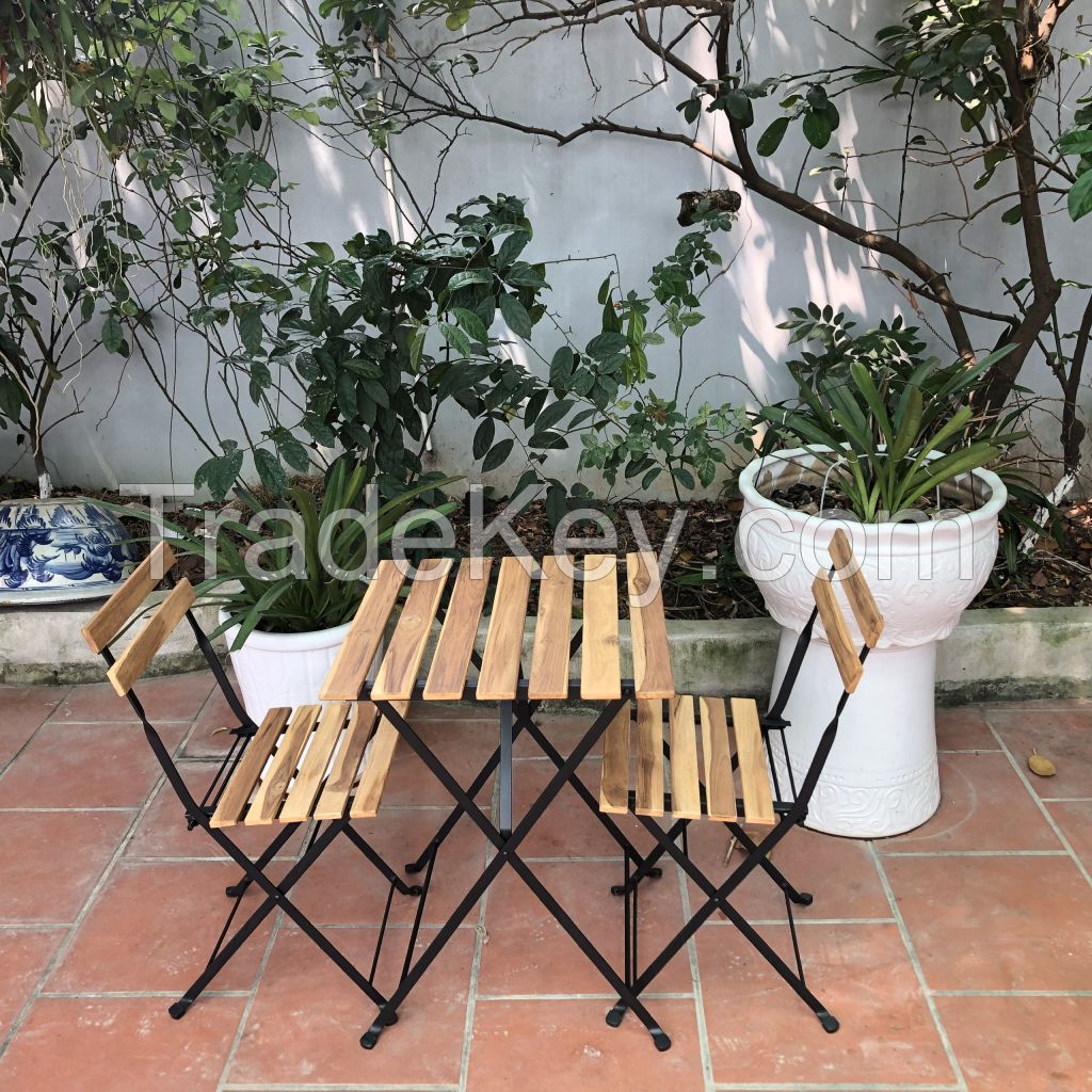 Vietnam teak bistro set/outdoor furniture
