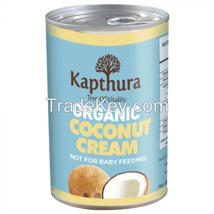 Quality and Sell Kapthura Organic Coconut Cream - 22% Fat 400ml
