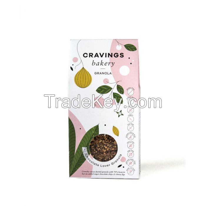 Quality and Sell Cravings Bakery Chocolate Lover Granola 320g