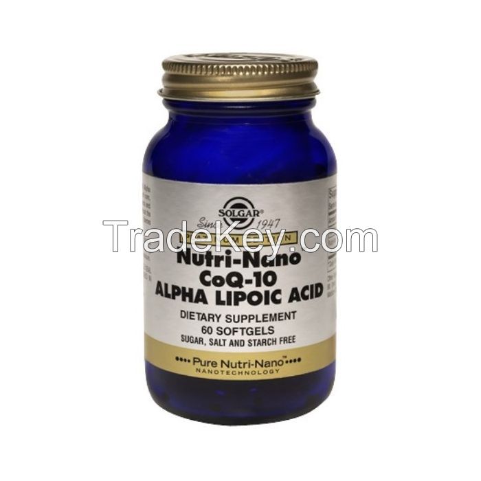 Quality and Sell Solgar Nutri-Nano CoQ-10 Alpha Lipoic Acid 60s