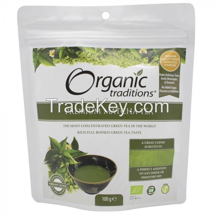 Quality and Sell Organic Traditions Premium Matcha Tea 100g