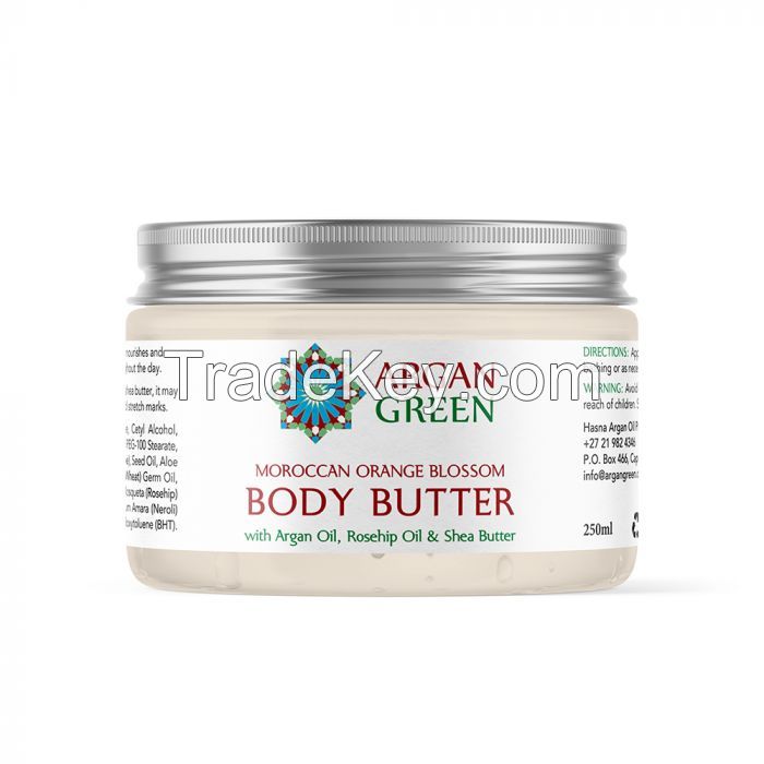 Quality and Sell Argan Green Moroccan Orange Blossom Body Butter 250g