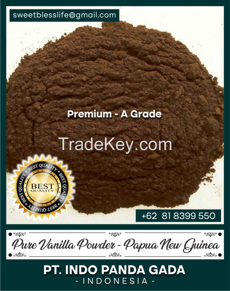 Pure Vanilla Powder 3 kinds - Papua New Guinea Origin