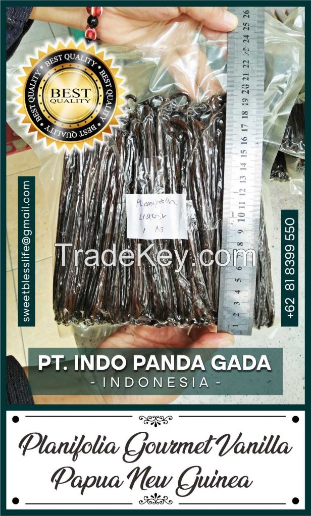 Planifolia Vanilla Bean Pods - A Grade - Papua New Guinea Origin
