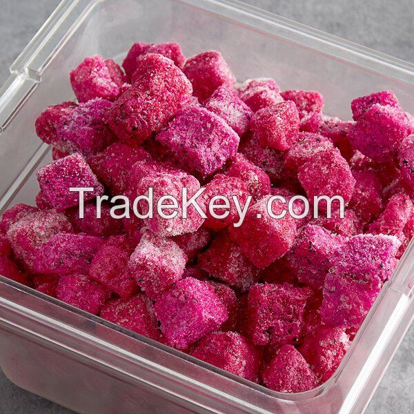 IQF Dragon Fruit - High Quality, Stable Supply, Competitive Price (HuuNghi Fruit)