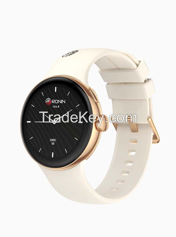 Ronin R-05 Smart Watch | Always on Amoled Display | Stainless Steel Body