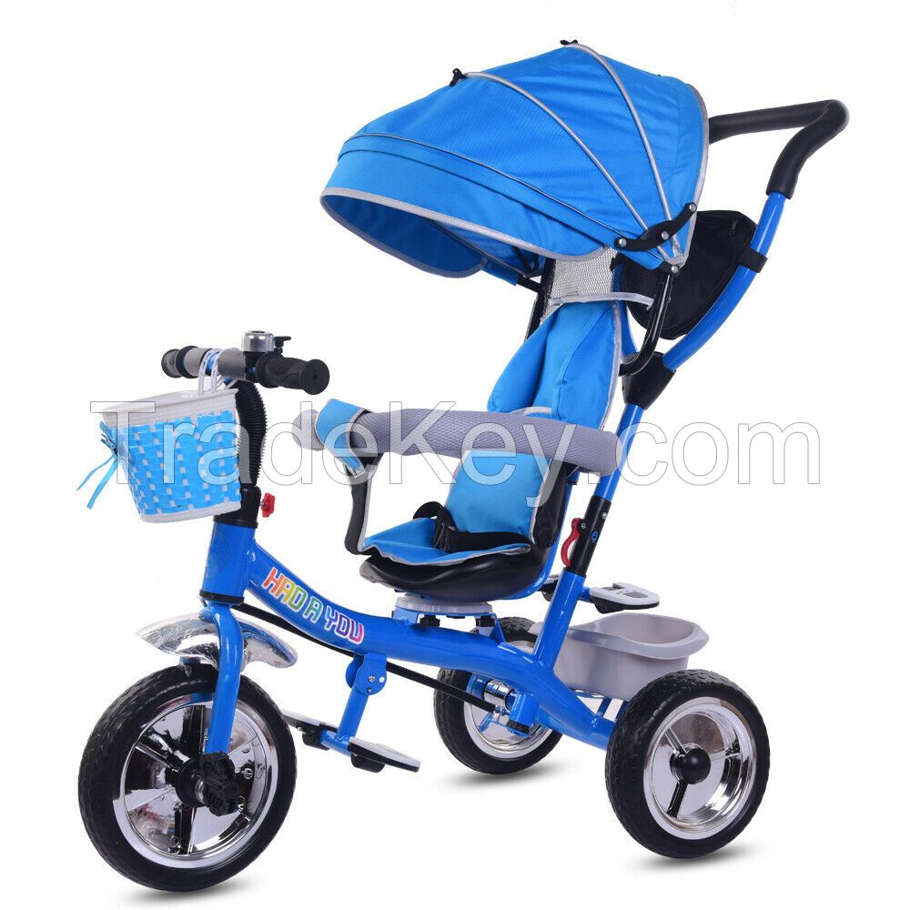 NEW ORIG-INAL 4 IN 1 BABY KIDS TRIKE TRIC-YCEL STROL-LER RIDE