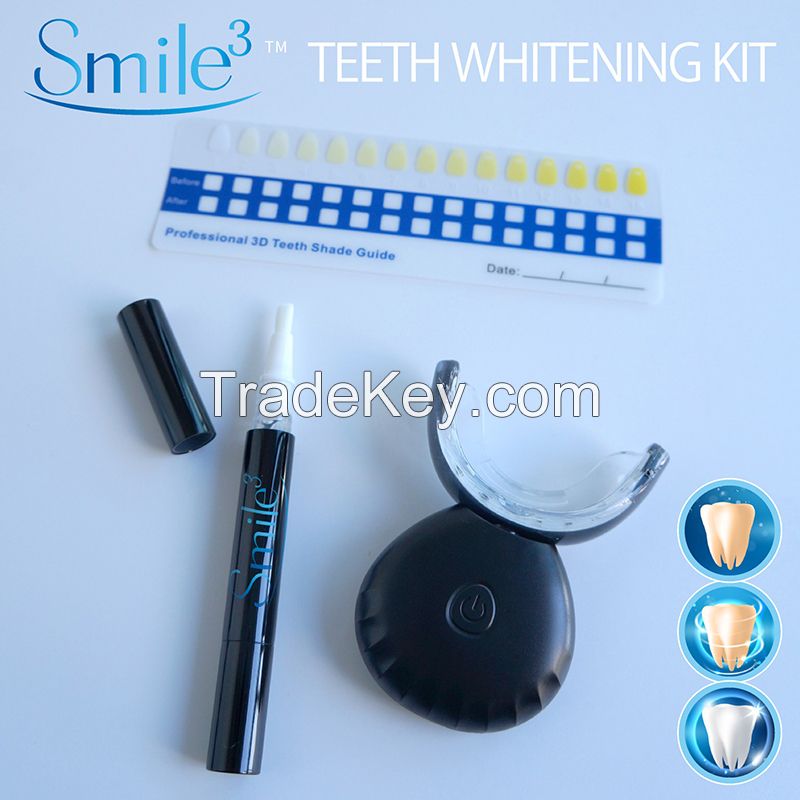 Wholesale Blue led light teeth whitening home kit whitener teeth rechargeable teeth whitening kit