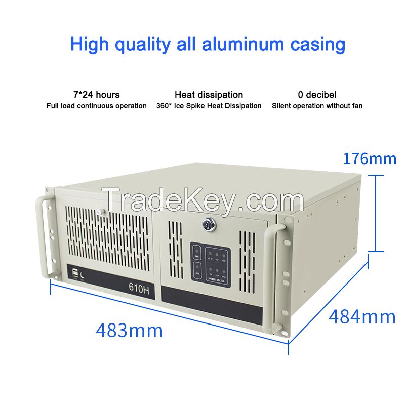 B75 Chipset Ipc 3Th I3 I5 I7 4Gb Computer Case 4U Rack Mounted Server Chassis Industrial Pc