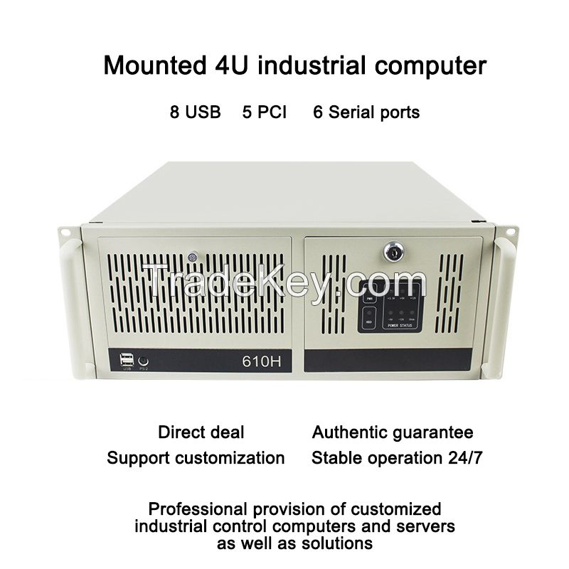 B75 Chipset Ipc 3Th I3 I5 I7 4Gb Computer Case 4U Rack Mounted Server Chassis Industrial Pc