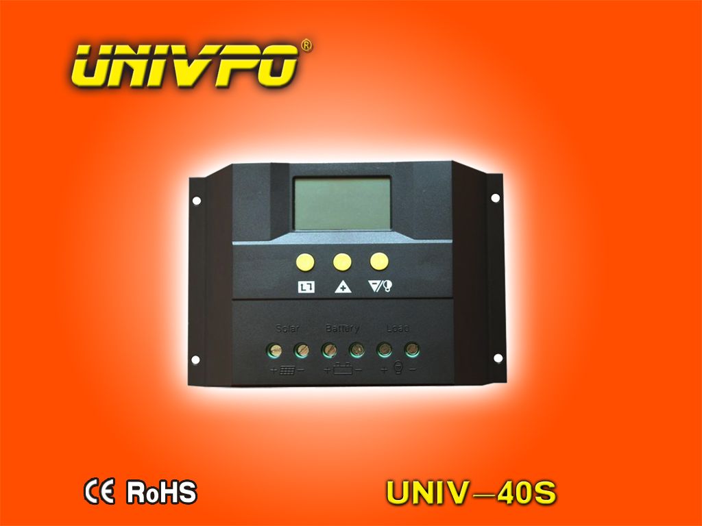 12V 40A PWM Solar Charge Controller/Intelligent Solar Charge Controller Price(UNIV-40S)