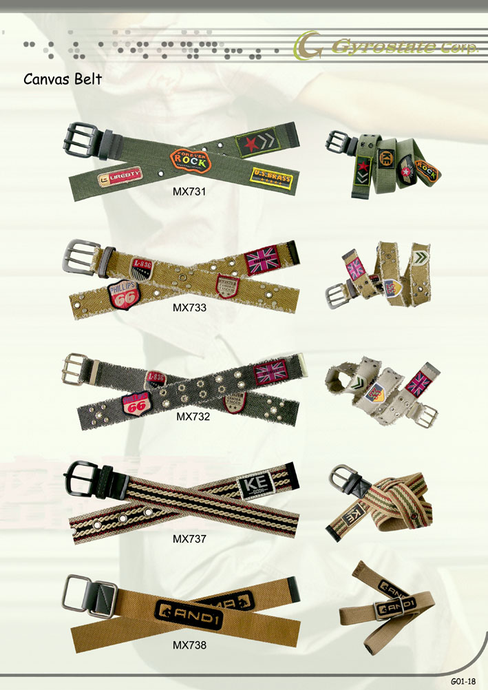 Canvas belt G03-18