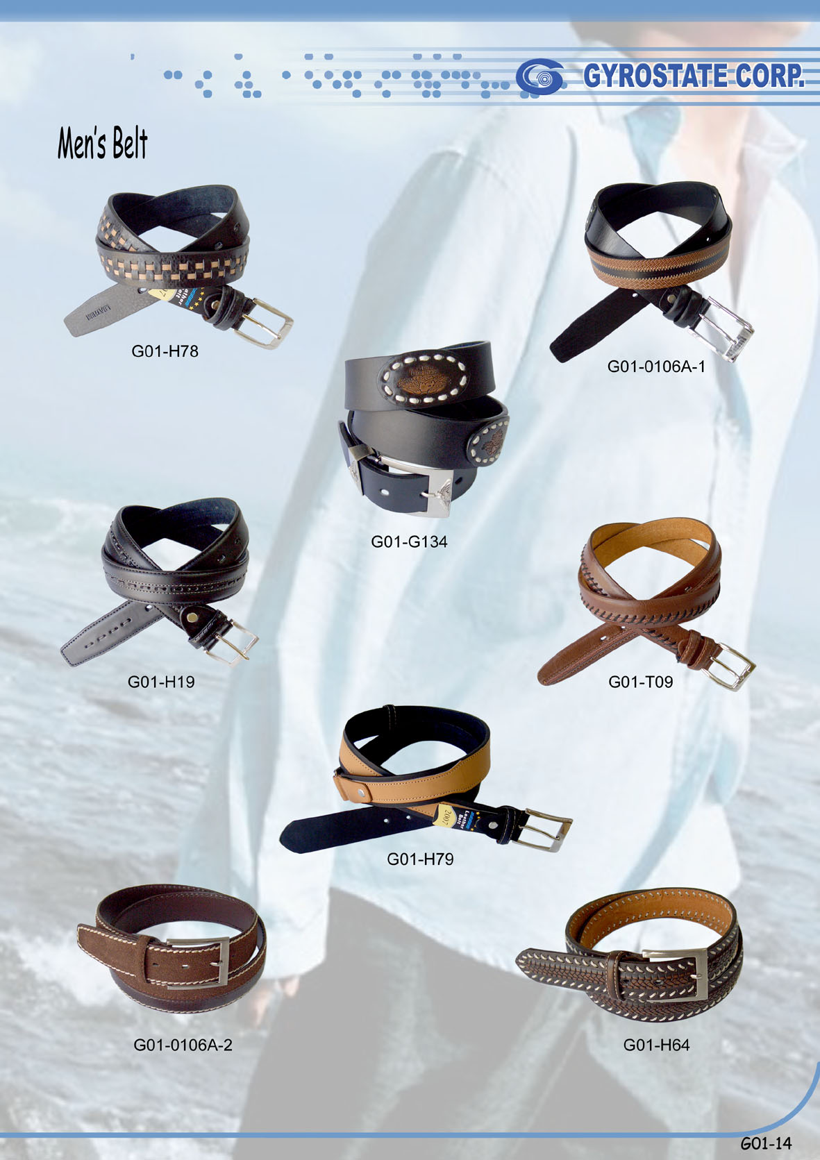 Men's belt G01-14