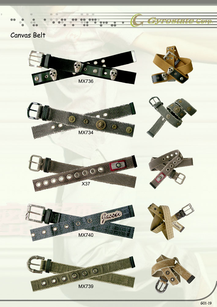 Canvas belt G03-19