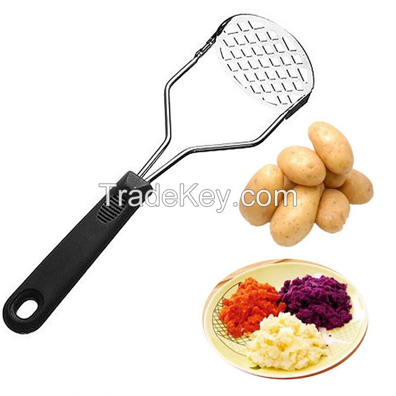 Large Potato Press Masher Ricer Pressure Stainless Steel Fruit & Vegetable Tools 