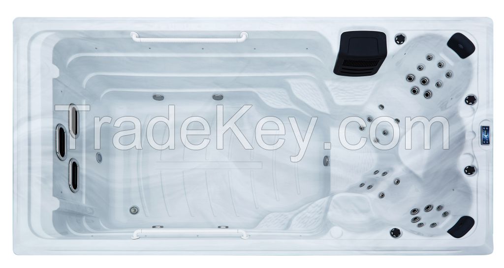 New Hot Tub Outdoor Swimming Pool Spa 5 Person Portable Hydrotherapy Bathtub Hot Spa Tub