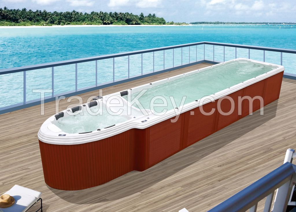 Bigeer huge outdoor acrylic new arrival swimming pool spa large bathtub factory wholesale