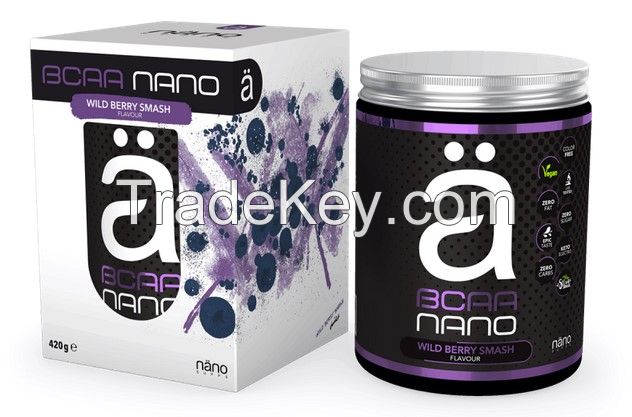 NanoSupps Bcaa Wild Berry Smash 420g