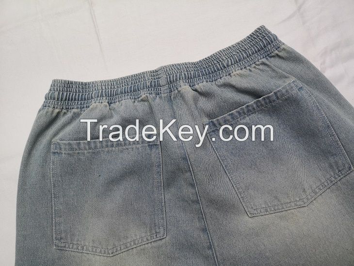 High quality Custom Washed Slim Jeans Men