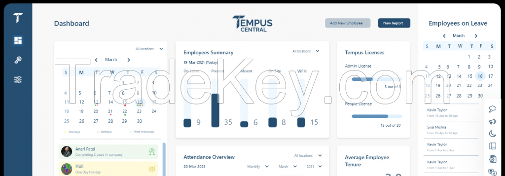 Tempus Attendance Management Solution