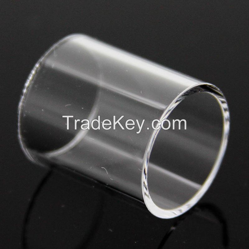 Large Diameter Clear Fused Thick Wall Silica Glass Tube Quartz
