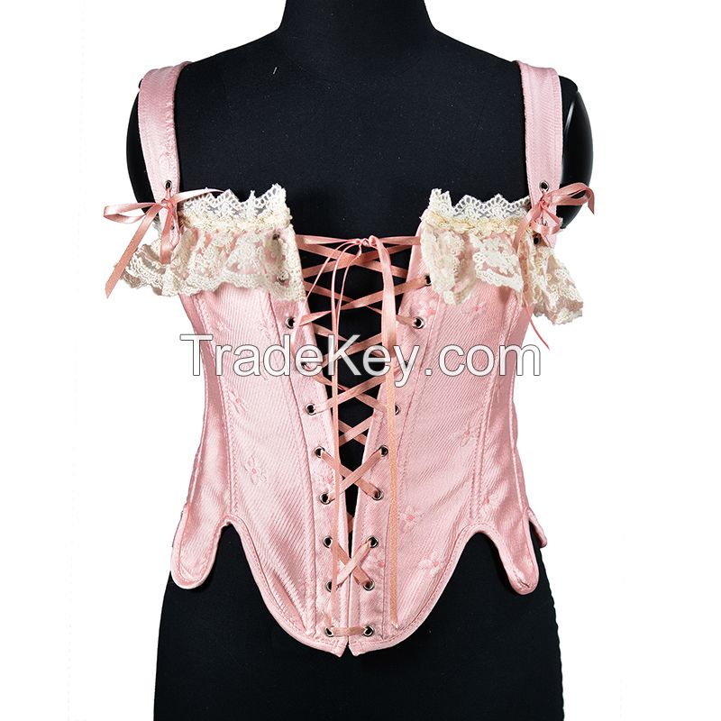 Black Wildflower Corset Belt