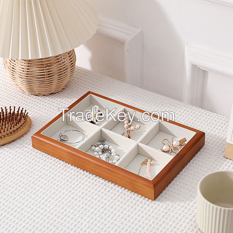 Factory Price Customized Wooden Jewelry Plate S9194