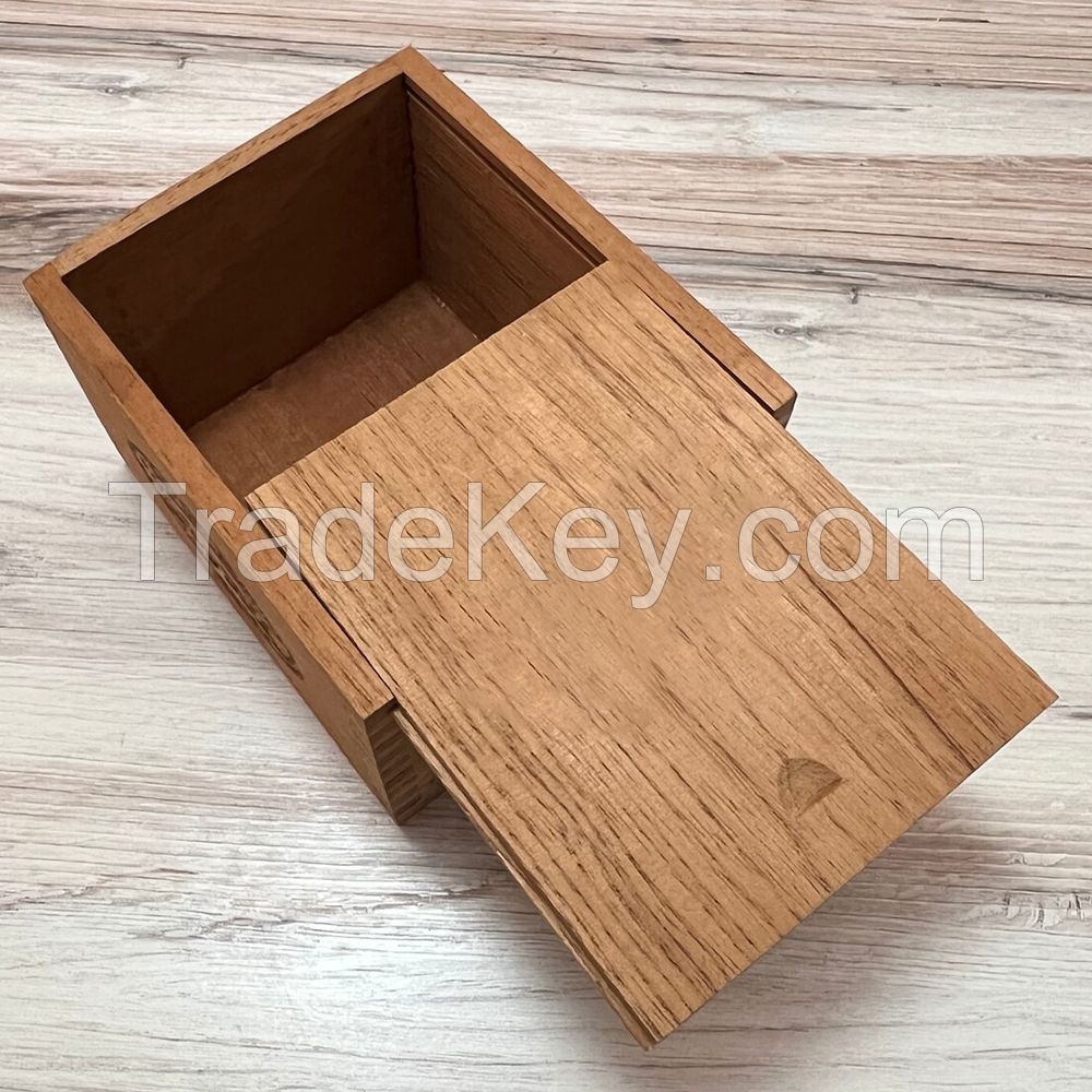 High Quality Wooden Cigar Packing Case Mortise and Tenon Joint Natural Cedar Wood Cigar Case