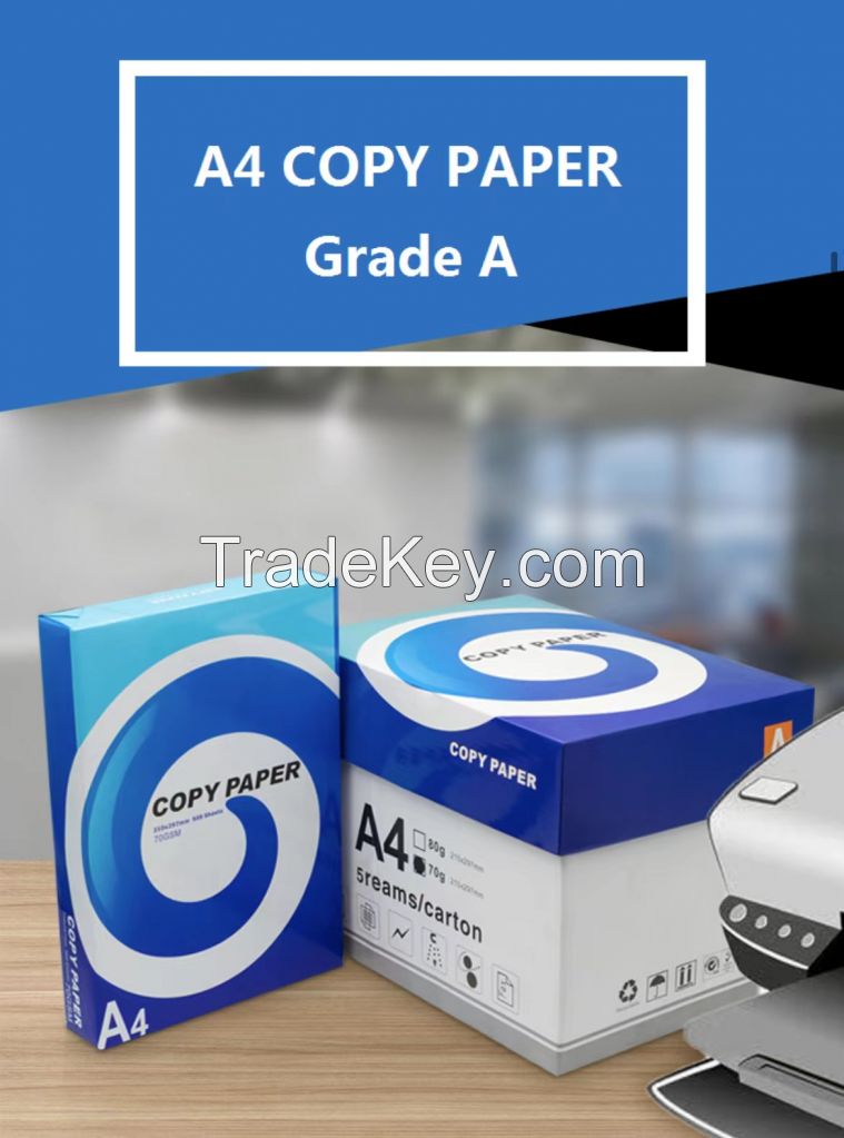 office paper A4 copy paper 500 Sheets/Reem - 5 Reams/Box China Manufactures 