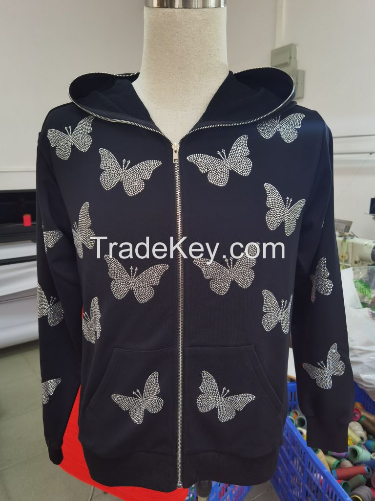 Custom zip up hoodie OEM/ODM hoodie