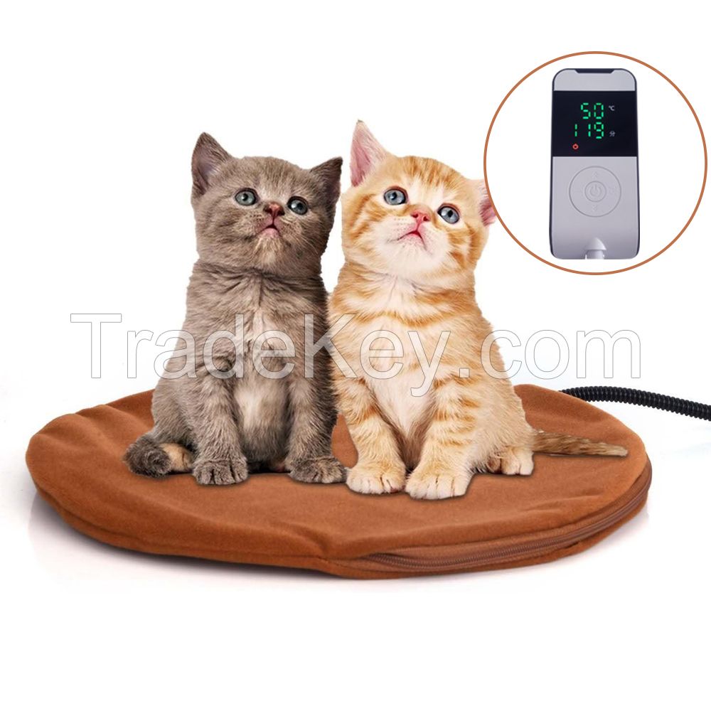 Cat heating pad with controller waterproof