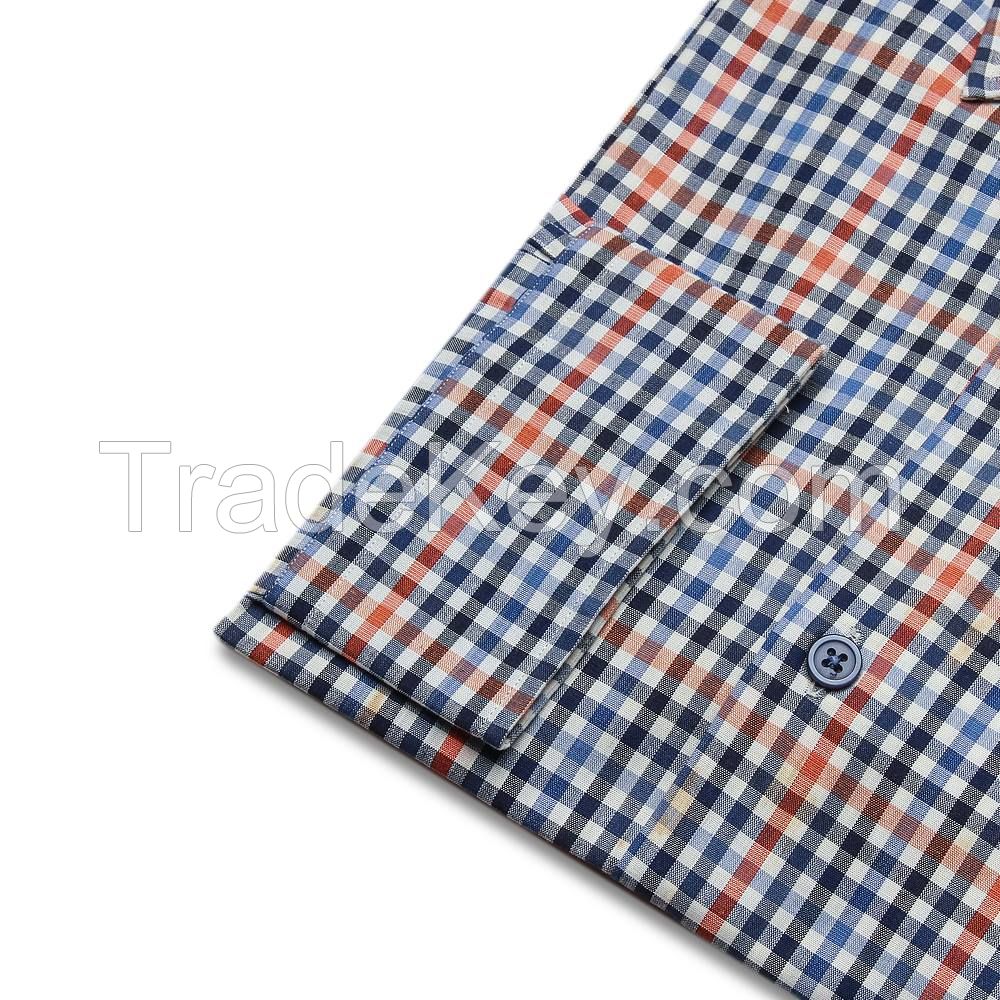 ORANGE And BLUE BOX - FORMAL SHIRT - FBL 32