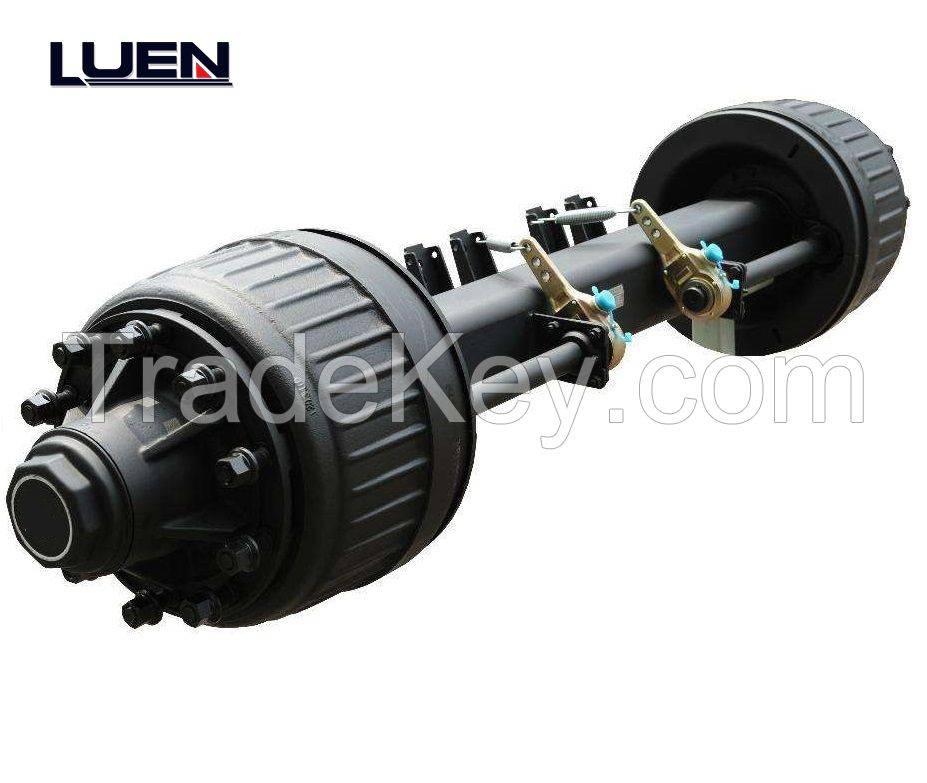 LUEN High Quality German Type BPW 12T Trailer Axle for Semi Trailer