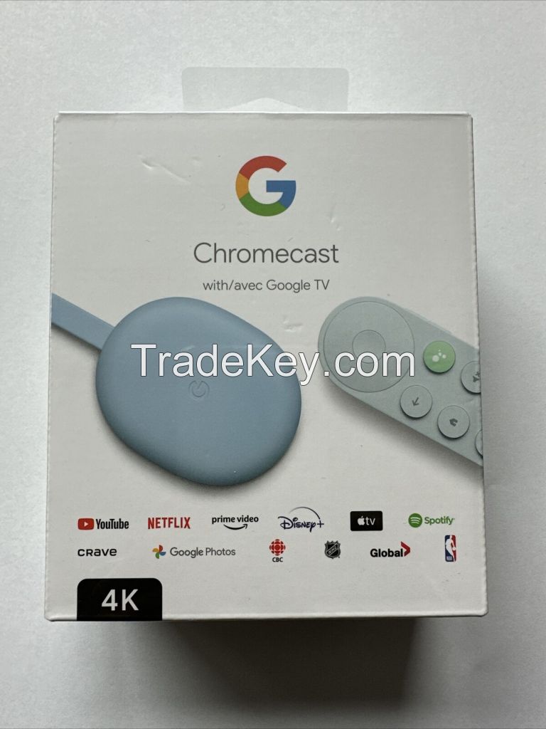 Google Chromecast with Google TV 4K UHD Media Streamer - Snow