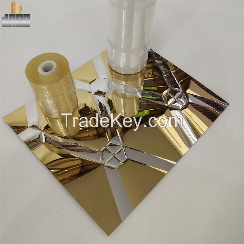 Stainless Steel Double Color Embossed Sheets