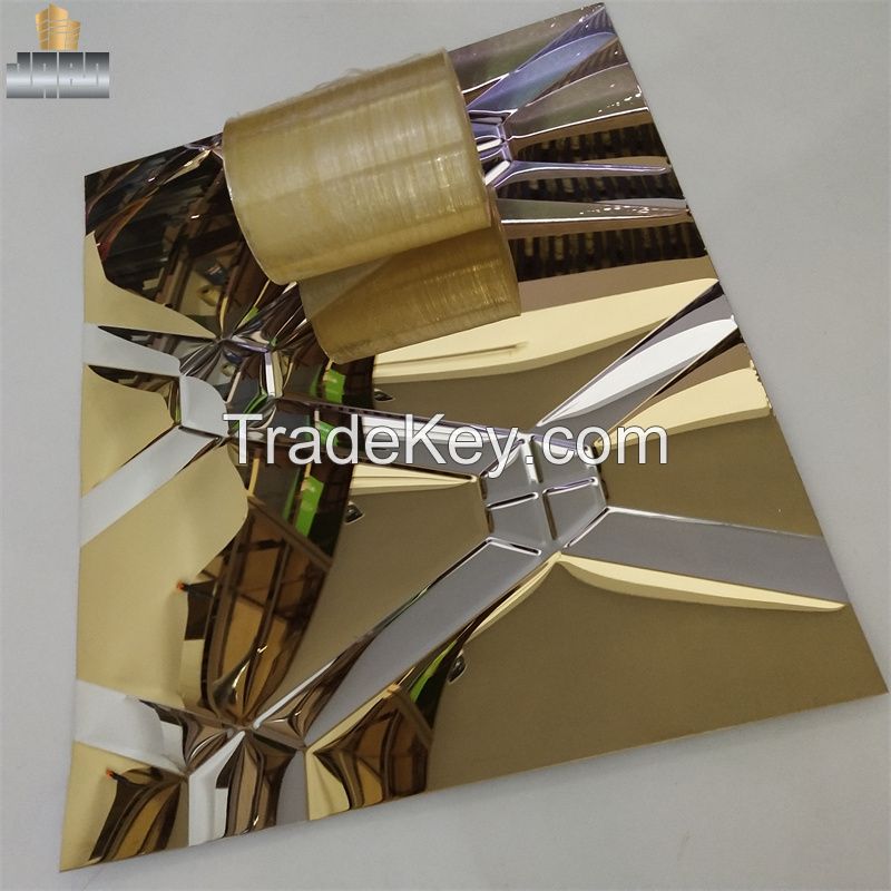 Stainless Steel Double Color Embossed Sheets