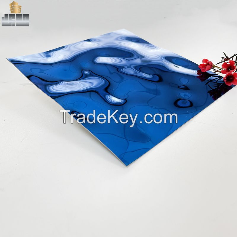 Water Rippel Sheet - Sapphire Blue