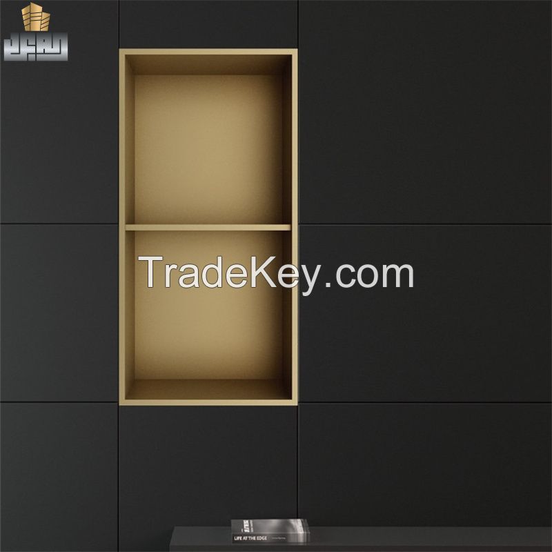 Steel Wall Niche - Gold Titanium