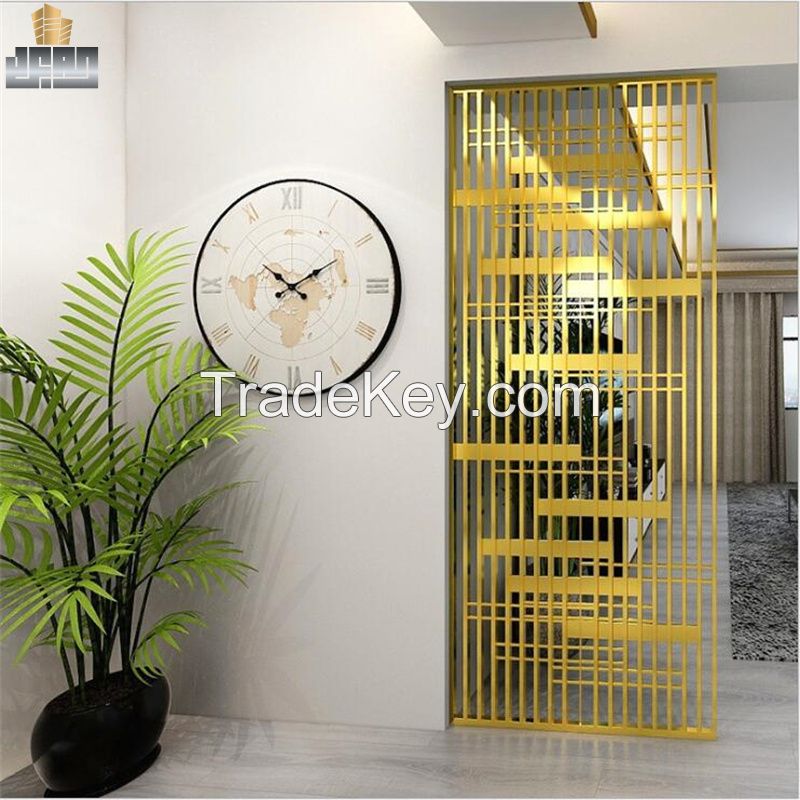 Unique Modern Deco Metal Screens Stainless Steel Decorative Laser Cut Hall Partition