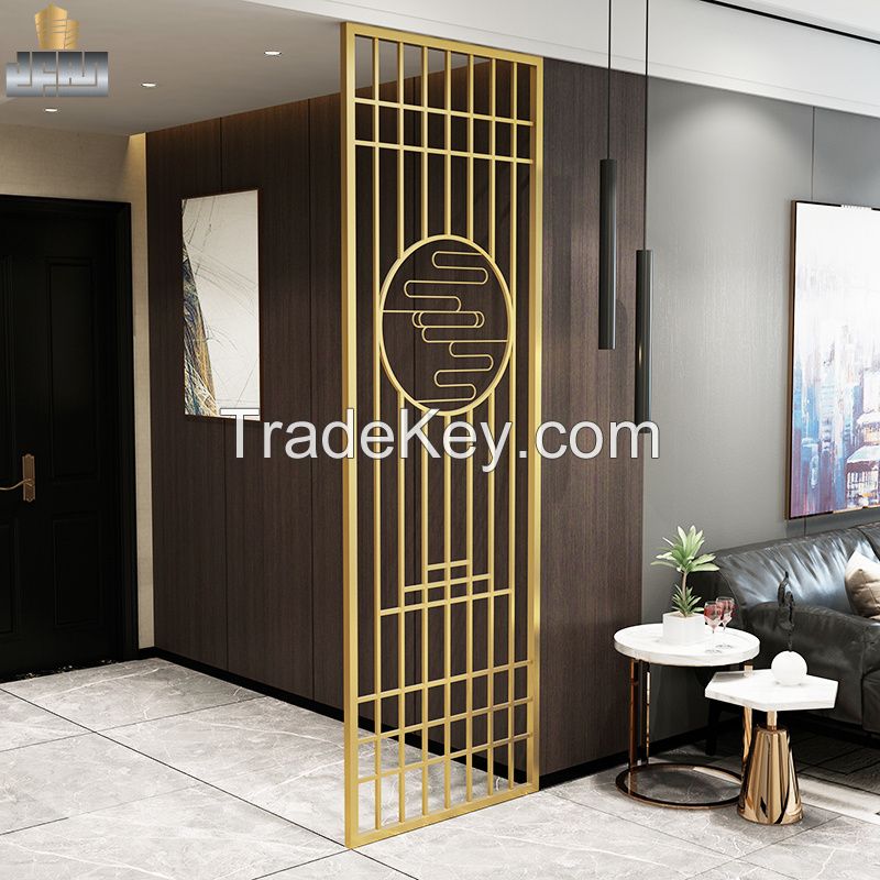 Newest Metal Stainless Steel Decoration Golden Divider Partition