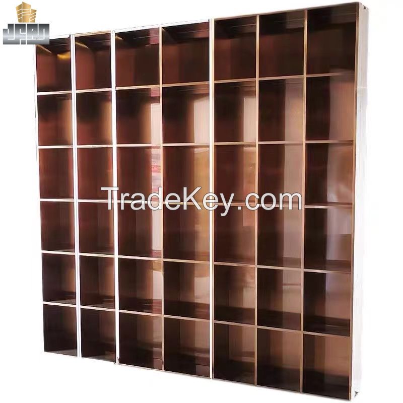 High Quality Titanium Gold Stainless Steel Cabinets