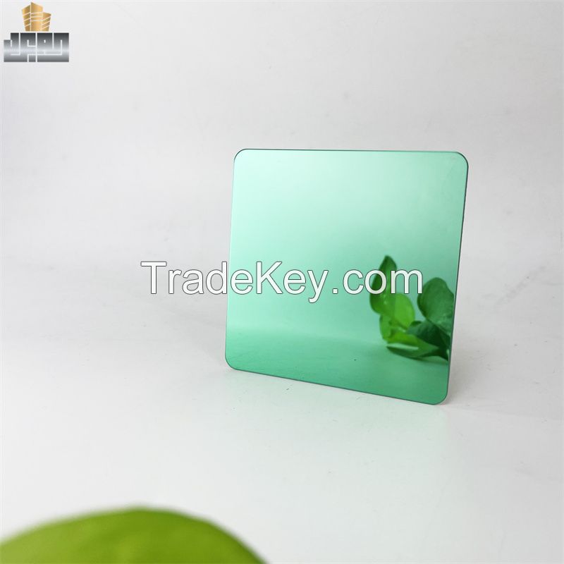 Clading Panels Highly Polished Emerald Green Mirror Stainless Steel Sheets