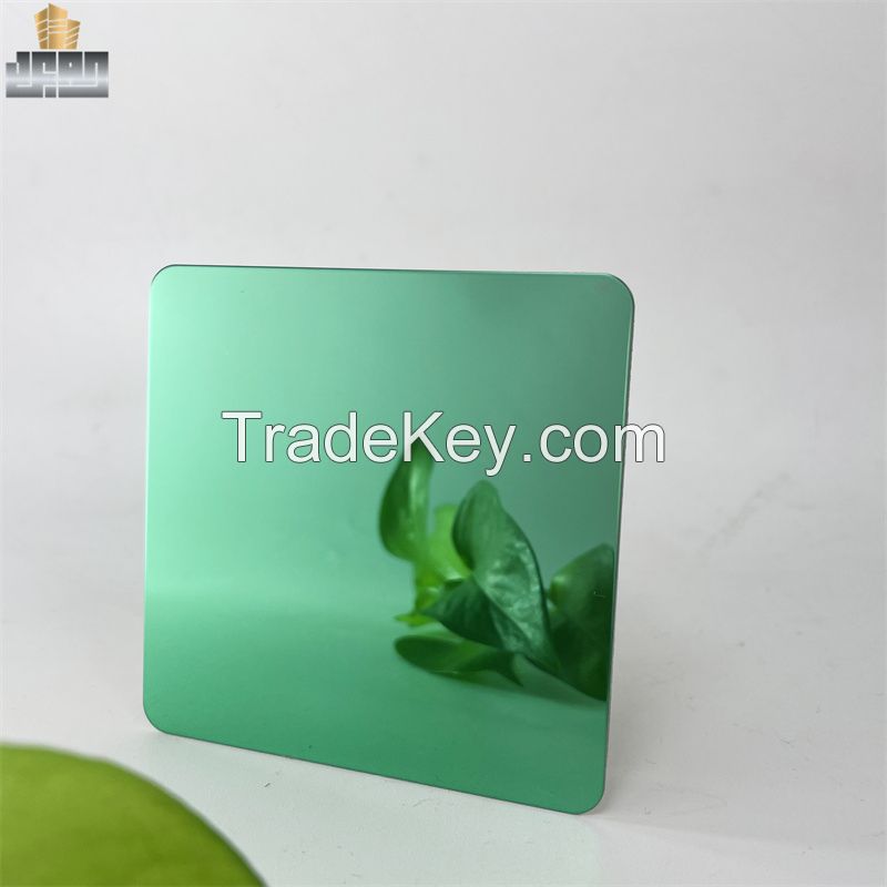 Free Door Frame Trims Emerald Green Mirror Stainless Steel Sheets